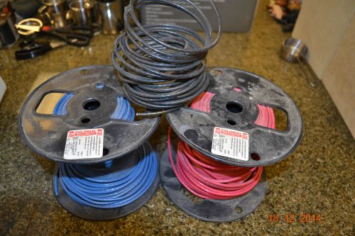 Colonial 12 AWG Solid THHN Red &amp; Blue Wire Partial Coils