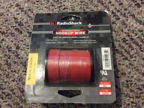 New RadioShack 100-Ft. UL-Recognized Hookup Wire 22 Gauge FREE N FAST SHIPPING