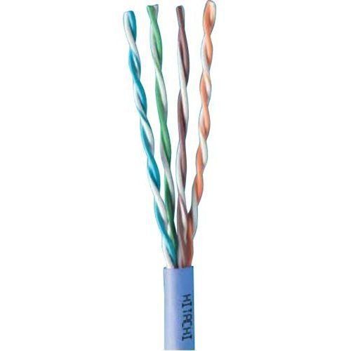 Hitachi cable america hit-cat6-plen-bl  30237-8-bl2 cat6 plenum blue 1000ft for sale