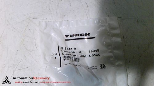 TURCK B8141-0 CORDSETS WIREABLE, NEW