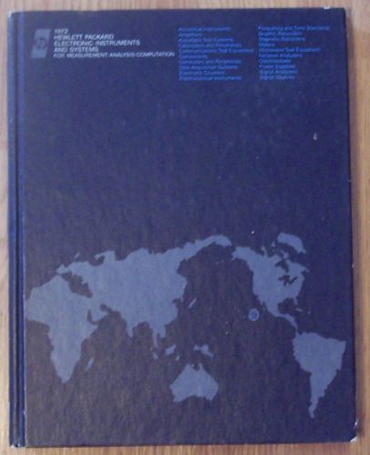 Hewlett Packard HP  1972  Test  &amp;  Measurement Catalog