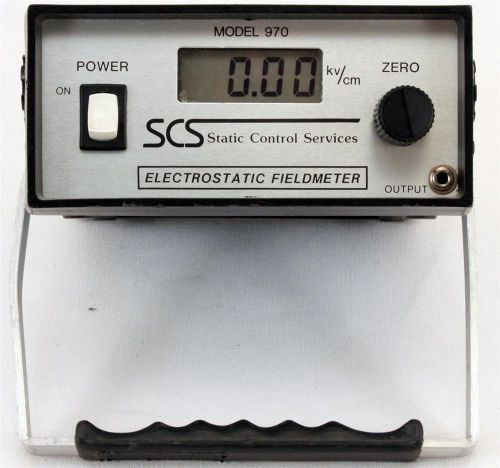 Scs static control services electrostatic fieldmeter field meter 970 model 257 for sale