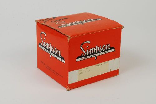 NEW Simpson Model 29 Amperes Direct Current 0 - 10 NOS