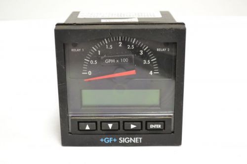 Gf signet 3-5500 george fischer flow monitor meter 12-24v-ac/dc 10a b245437 for sale