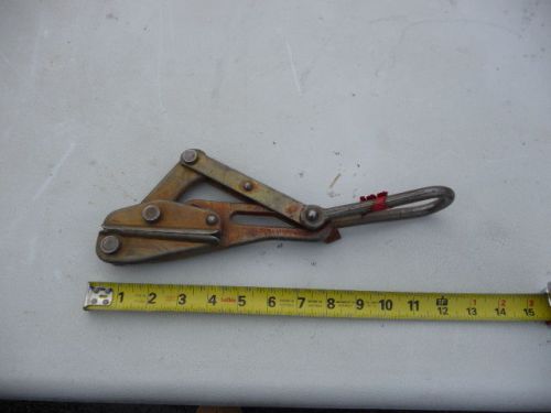 Lineman Klein cable puller 1613-40 4500lbs 0.12 to 0.37 diameter cable