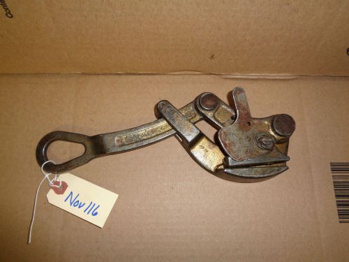 Klein tools  cable grip puller 4500 lb capacity  1685-20   5/32 - 7/8  nov116 for sale