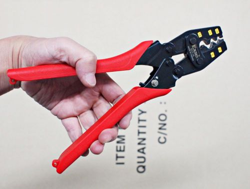 New exso ect-14 ratchet terminal crimping crimper pliers tool awg 22-6 0.5-16mm for sale