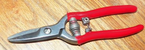Xcelite  Electrical Shearing Blade Snips 6.5&#034; Red Comfort Handle