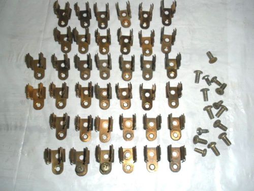 Lot of 37 bussman littlefuse fuse clips holder bracket for sale