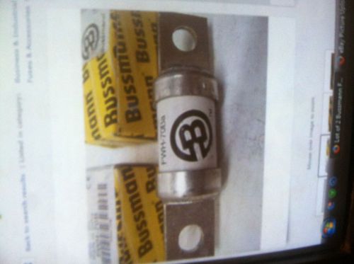Bussmann fuse fwh-70b 500v/70a new(other) for sale