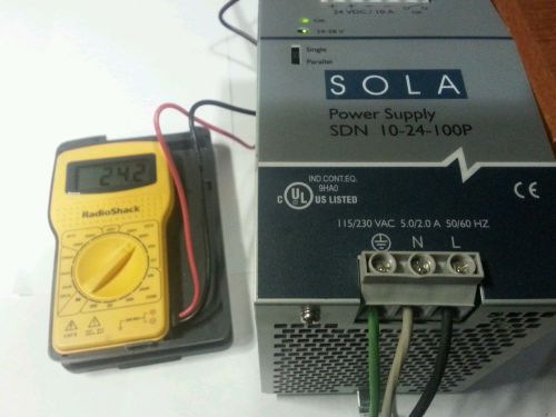 Sola power supply sdn 10-24-100p for sale