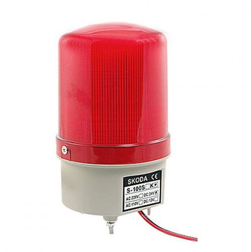 DC24V Red Flash LED Industry Signal Tower Buzzer Siren Warn Light Bulb