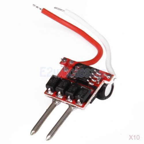 10x 580-600mA Constant Current Regulated 1x3W LED Driver