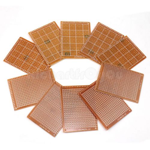 10pcs solder finished prototype pcb for diy circuit board breadboard kit new for sale