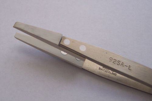 White Rynite Tipped Tweezer Style 92(M)-SA Made In Switzerland