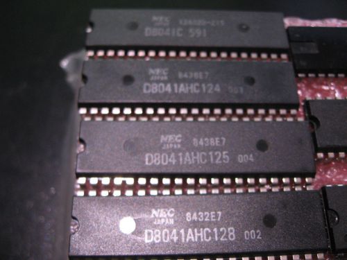 Lot of 4 NEC D8041 8 Bit Microcontroller 40 PIN DIP - USED VINTAGE