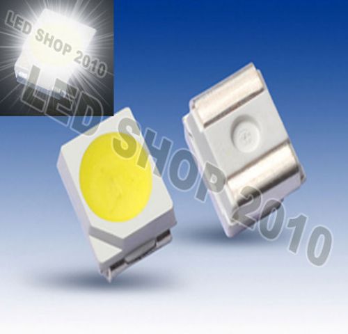 100pcs power top smd smt white plcc-2 3528 1210 super bright light led for sale