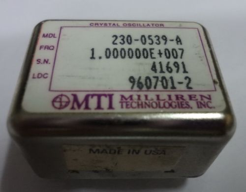 10MHz OCXO MTI 230  10mhz ocxo oscillator  1.000000E+007   +12v
