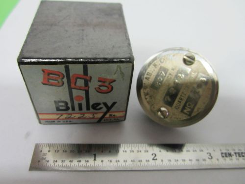Vintage bliley bc3  fmc quartz crystal + original box frequency control  bin#8c for sale