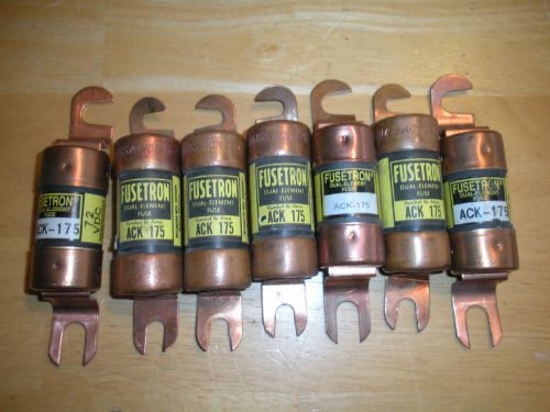 Fusetron ack250  ack-250 ack 250 dual element fuse for sale