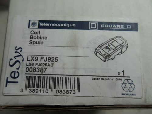 (Q10-4) 1 NIB TELEMECANIQUE LX9-FJ925 COIL