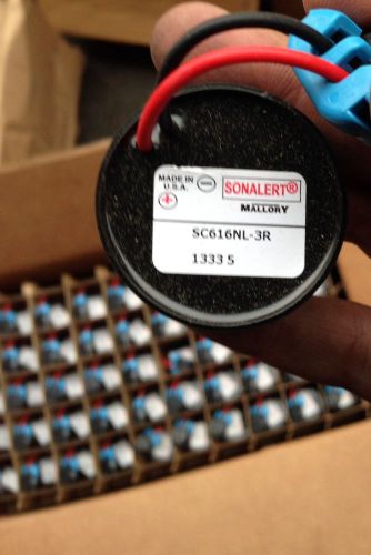 Sc616nl mallory sonalert continuous tone alarm / buzzer wire termination for sale