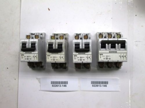 Lot of Siemens WN-G6A Breakers New old stock 3-2 pole 1-3pole