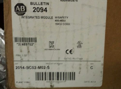 New allen bradley 2094-bc02-m02-s /a integrated module for sale