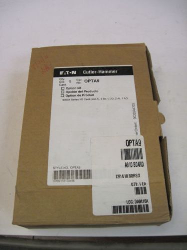 EATON OPTA9  Standard I/O Card  9000X Drive  NEW IN BOX