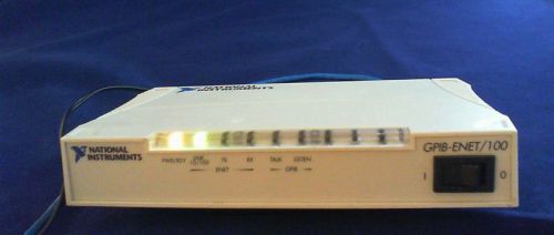 NI GPIB ENET 100 high speed Ethernet controller, excellent condition, tested!