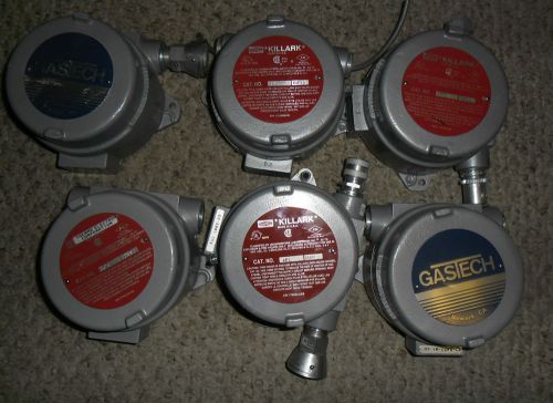 Lot of 6 Gastech Amplifier C/W Killark HFC Enclosure