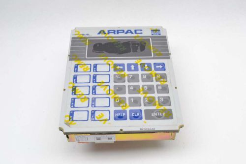 ARPAC CP04F-04-1945 UNIOP KEYPAD PROGRAMMABLE OPERATOR INTERFACE PANEL B426131