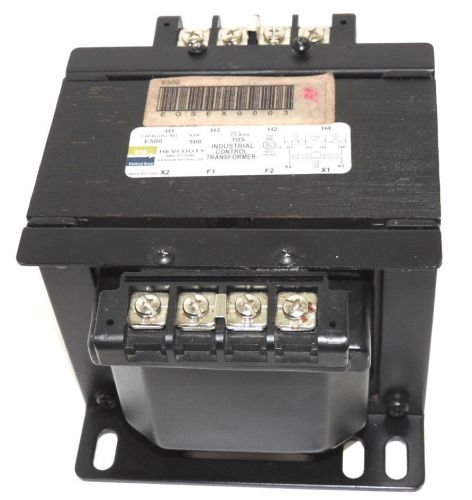 Sola egs hevi-duty industrial control transformer .500 kva class 105 for sale