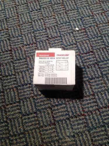 Honeywell relay r8222d1014   24 volt coil for sale