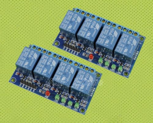 2pcs 12v 4-channel relay module low level triger relay shield for arduino for sale