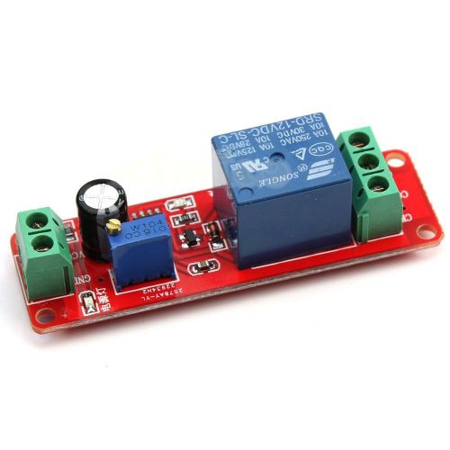 Dc 12v delay timer switch adjustable module 0 to 10 second ne555 electrical new for sale