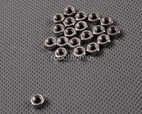 100pcs screw nut hexagon nut match m3 copper cylinder m3 3mm brand new for sale