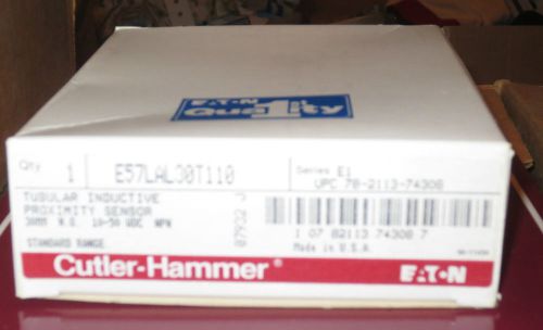 NEW NIB Eaton Cutler Hammer E57LAL30T110 SER E1 Inductive Proximity Switch