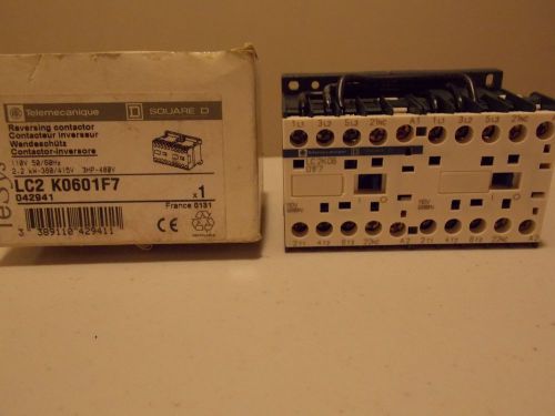 NEW LC2 K0601F7 Schneider Electric Mini Contactor Reversing 15A 110VAC coil NIB