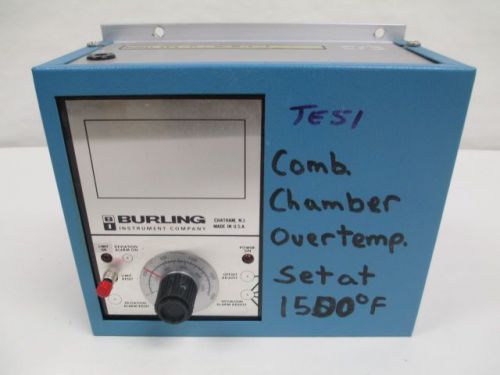 Burling et-s-t5-h0-r0-0-f 0-2000f temperature controller d218321 for sale