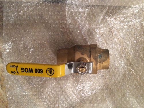 1 1/2&#034; solder bronze ball valve 600 wog for sale