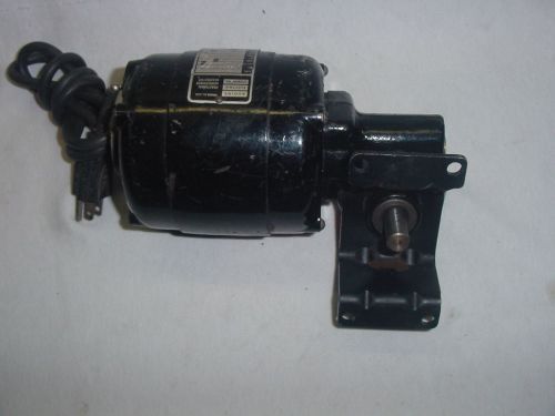 Bodine right angle gear motor nsi-33r 115 vac 1.9 amp 1/30 hp 71-85 rpm 20:1 for sale