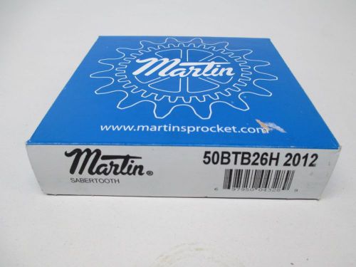 NEW MARTIN 50BTB26H 2012 26 TOOTH CHAIN SINGLE ROW SPROCKET D314398