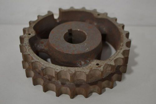 NEW 25 TOOTH STEEL CONVEYOR CHAIN DOUBLE ROW 1-1/4 IN SPROCKET D319826