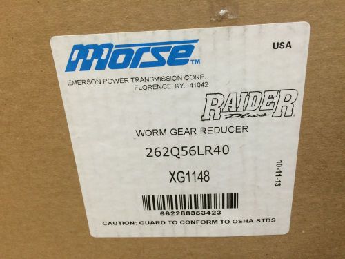 Morse Worm Gear Reducer Raider Plus 262Q56LR40 NEW IN BOX XG1148