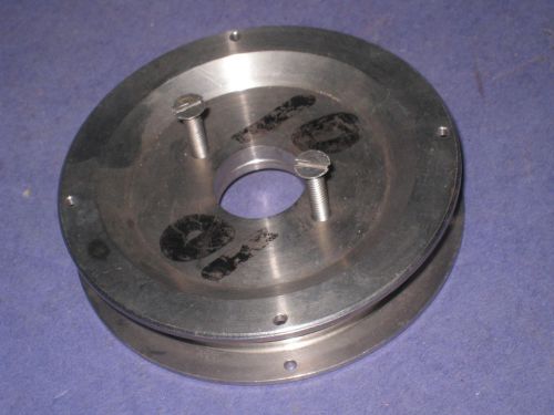 3-4&#034; STAINLESS STEEL 2 PART MOTOR PULLEY Drive  .8&#034; arbor hole CUSTOM   6F2