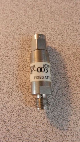 JFW 50F-003 ATTENUATOR DC TO 2.2 GHz 1W SMA (M/F) 800