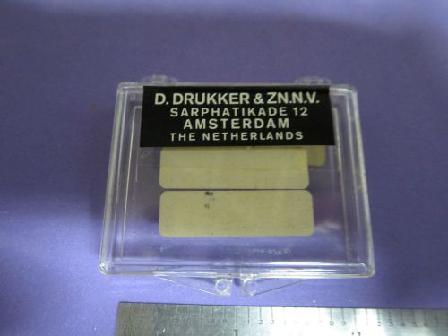 DIAMOND MICRO TOOL D. DRUKKER &amp; ZN SARPHATIKADE NETHERLANDS LOT 9 EA  BIN#11