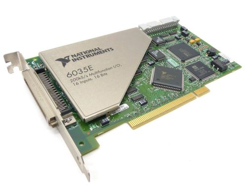 NATIONAL INSTRUMENTS NI DAQ PCI-6035E 200KS/s 16-BIT ANALOG INPUT I/O CARD