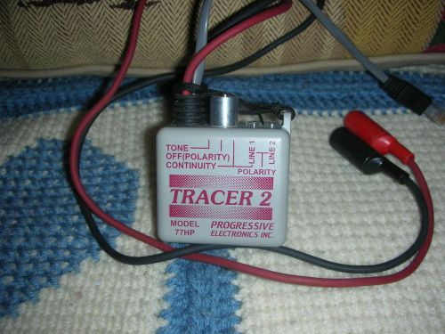 New pgogressive electronics tone generator/continuity tracer- model 77hp / red for sale